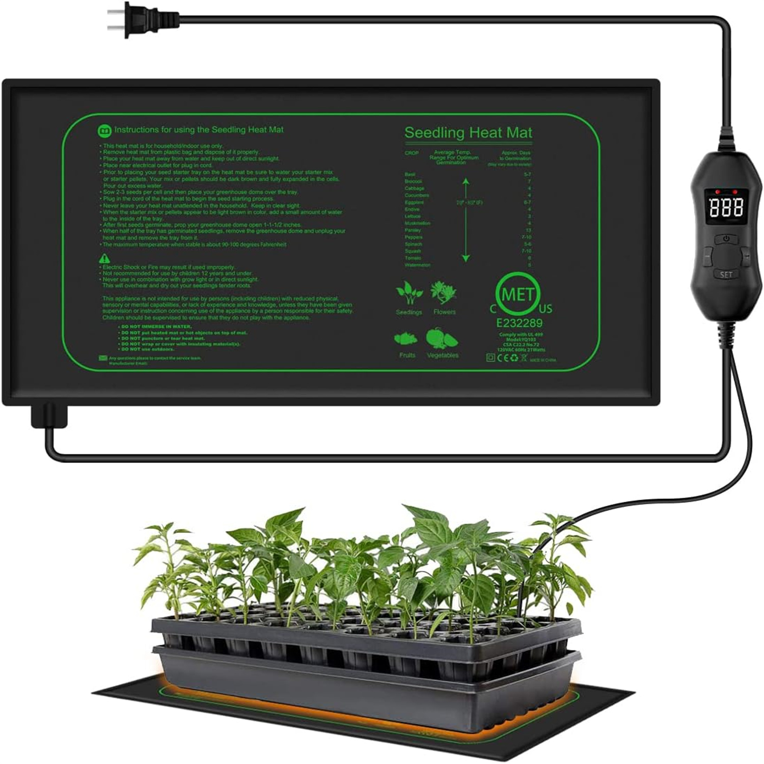 Tapis chauffant pour semis ave - Rooting Gel Clone avis et prix